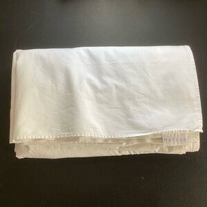 Matouk White Egyptian Cotton King Size Flat Sheet Preowned Portugal